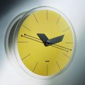"SOLE" WALL CLOCK YELLOW